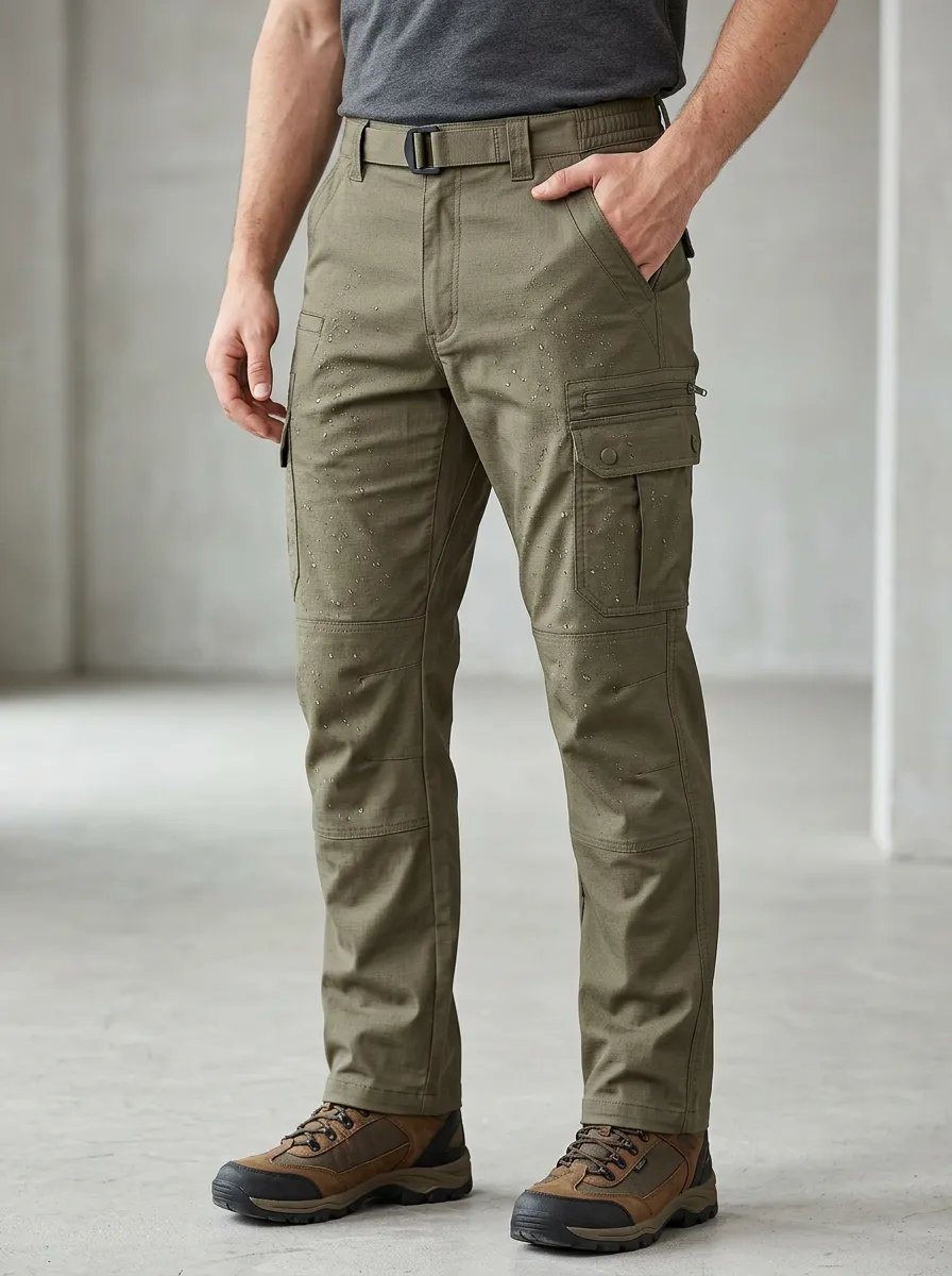 Men's Trail-Ready Multi-Pocket Quick-Dry Cargo Pants