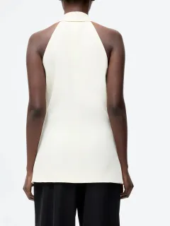 Slim Fit Business Style Sleeveless Vest Jacket