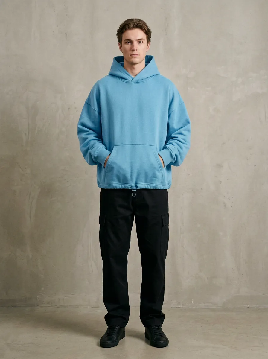 Layering Ready Plain Unisex Everyday Hoodie