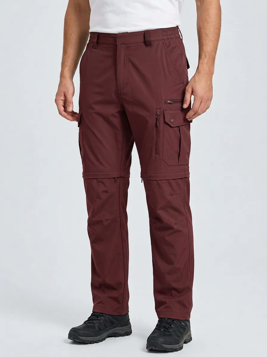 Men's Alpine Utility Waterproof Zip-Off Tactical Cargo Pants