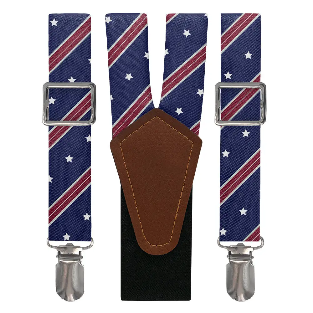 Star Spangled Theme Suspenders