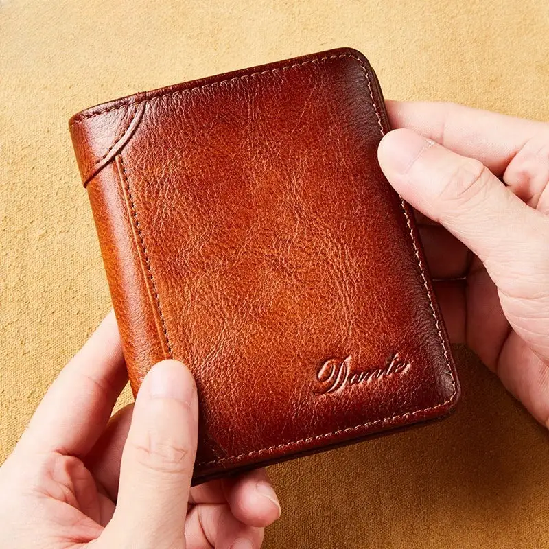 Refined Minimalist: Fold-Over Premium Leather Wallet