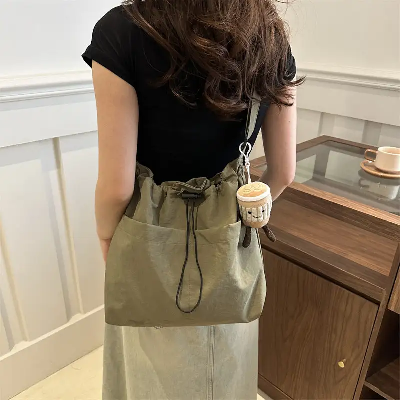Drawstring Bucket Bag
