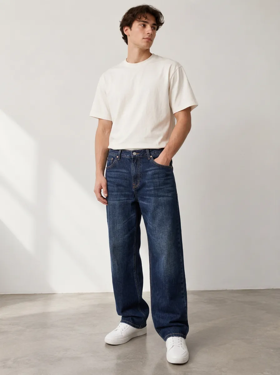 Men's Workwear Cut Loose Fit Jeans