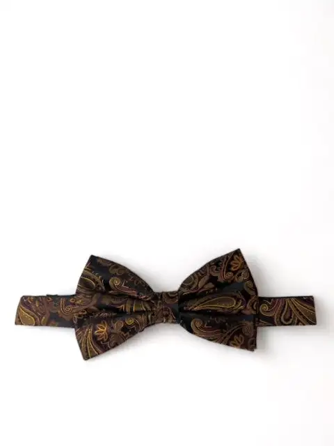 Classic Paisley Silk Bow Tie