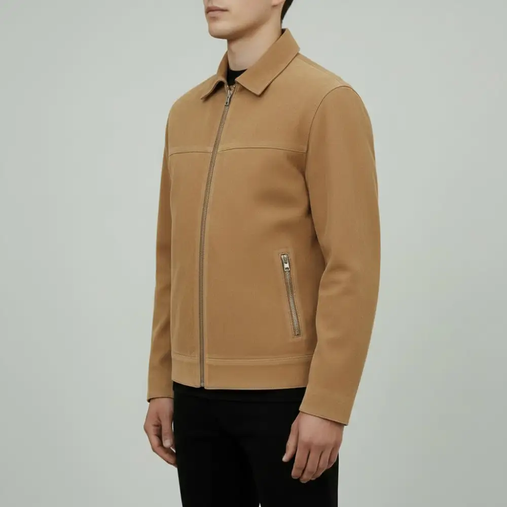 Suede Bomber Western Jacket
