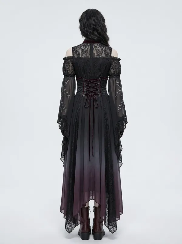 Victorian-Inspired Victorian Corset Lace Collection Women's Gothic Dress