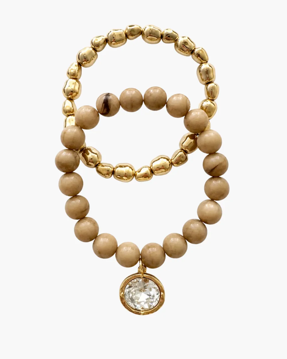 Marbled Bead Bracelet Set