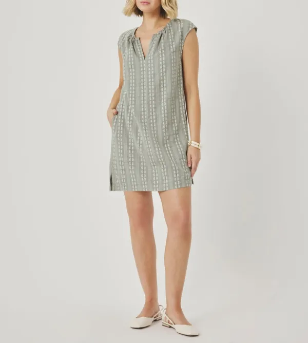 Easy Textured Mini Dress