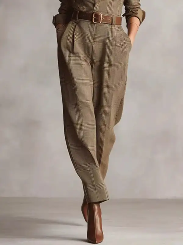 Button Front Long Sleeve Jumpsuit