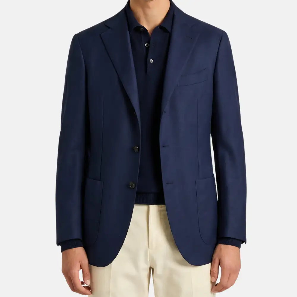 Silk Cotton Blazer Jacket