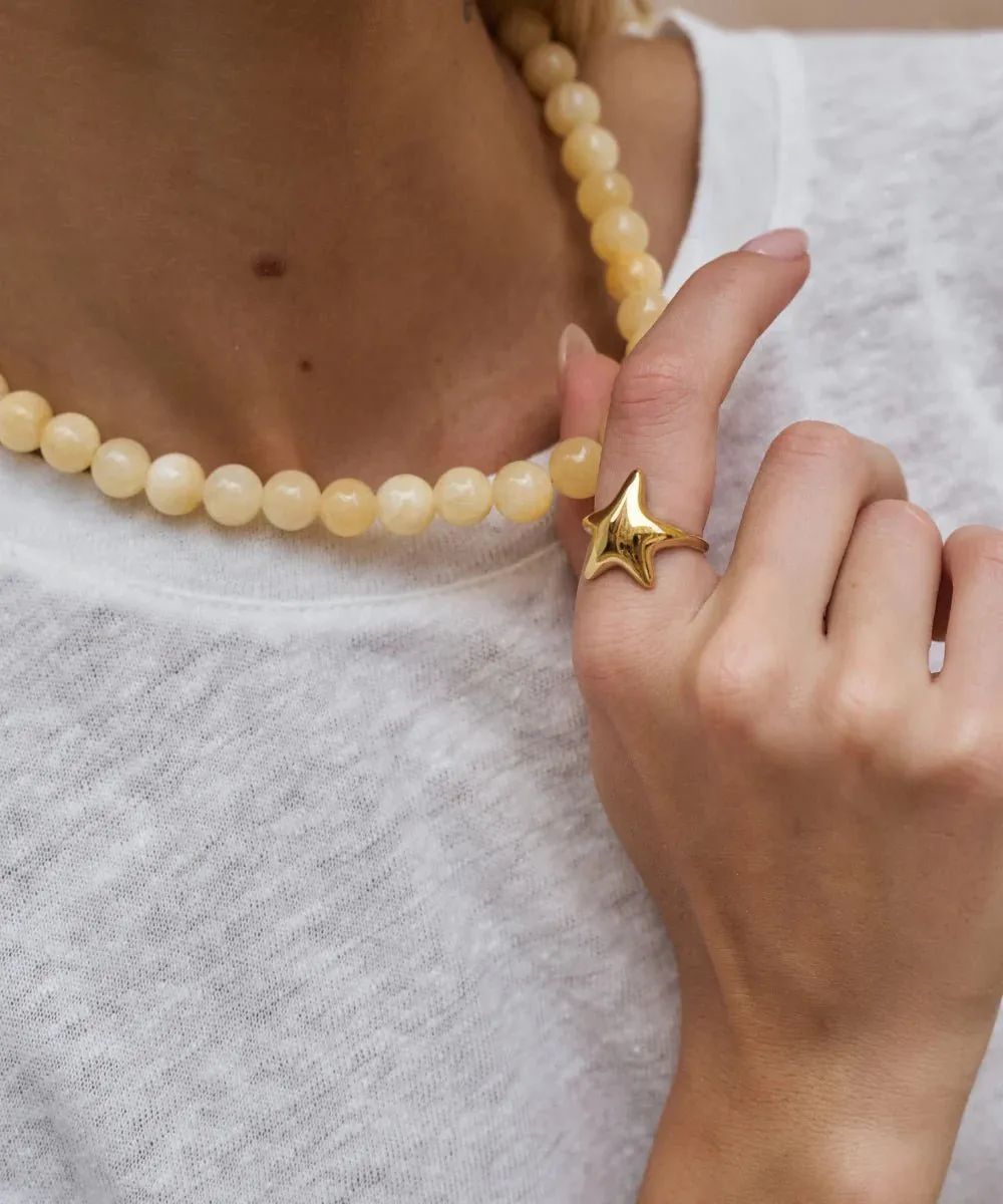Beaded Sun Necklace