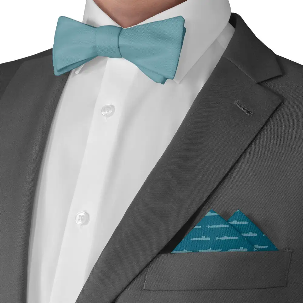 Clean Coordinated Nautical Military Motif Pocket Square