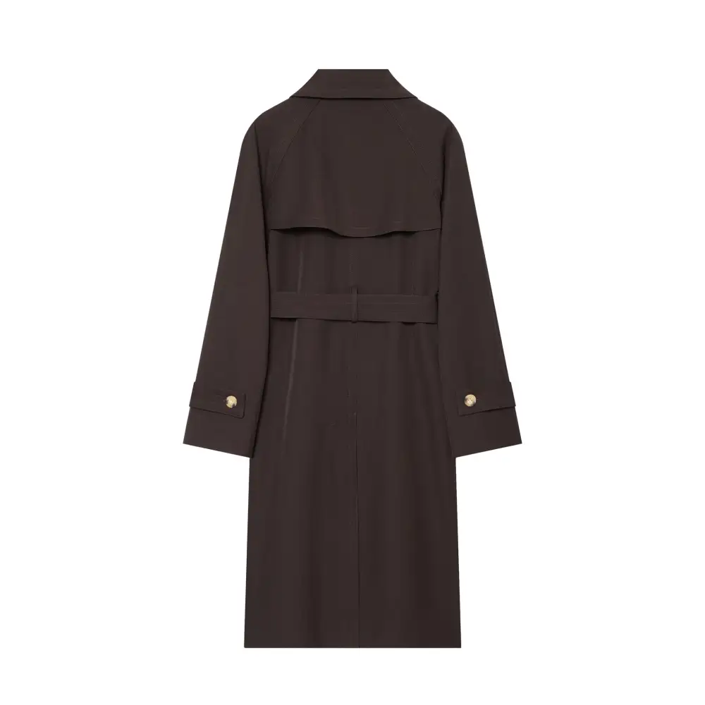 Polished Layered Trench Coat