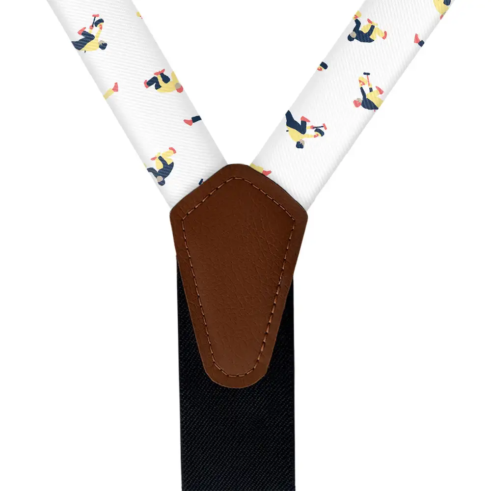 Curling Classic Theme Suspenders