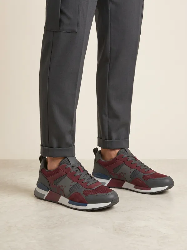 Men's Pixel Pattern Printed Sneakers