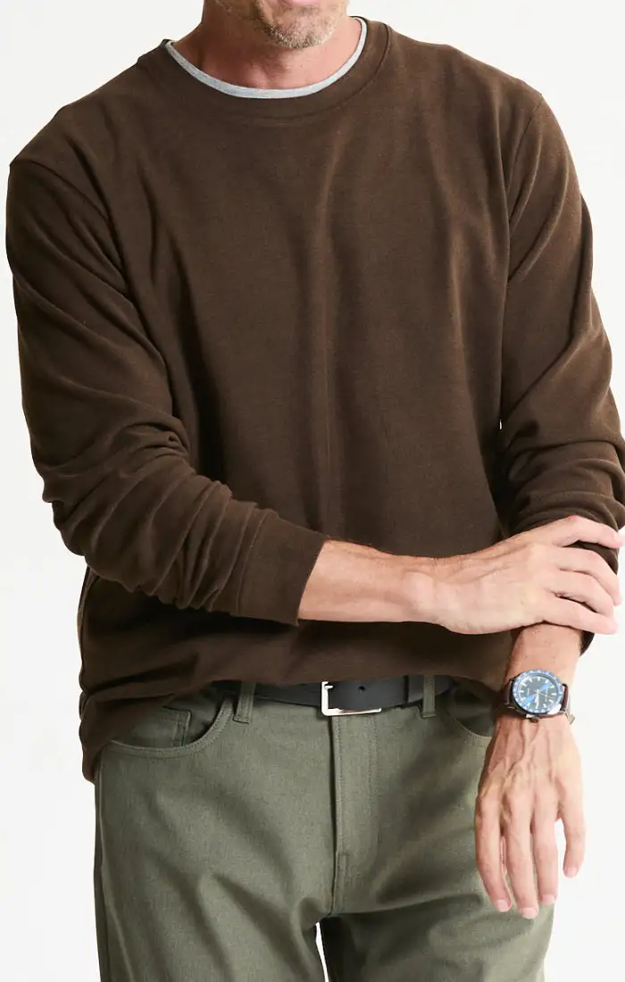 Refined Ultra Soft Heather Crewneck Sweatshirt