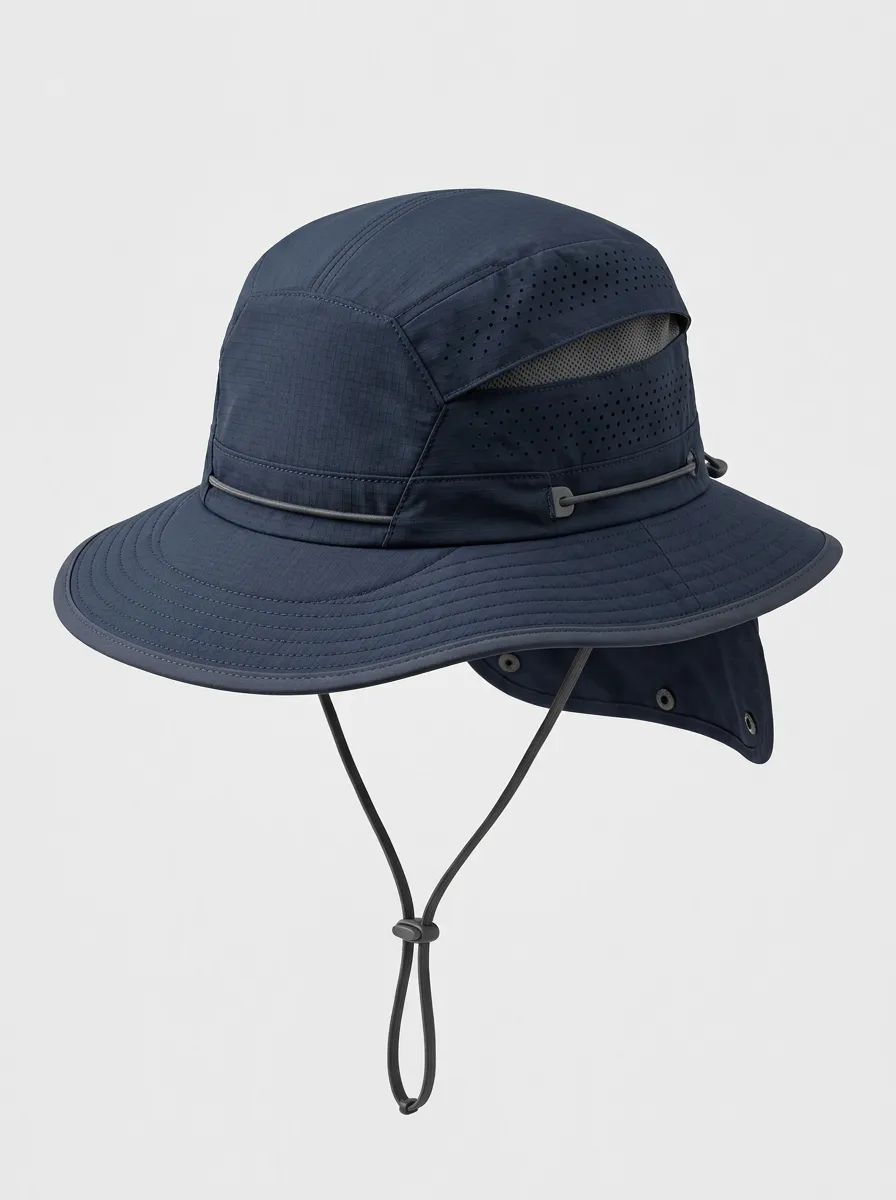Sun Shield Printed Bucket Hat