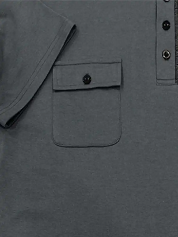 Athleisure Cargo Hooded Shirt