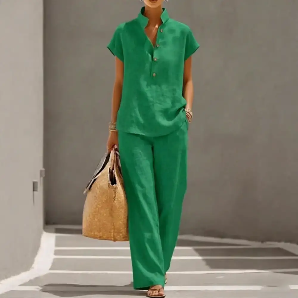Classic Short-Sleeve Women's Lounge Set