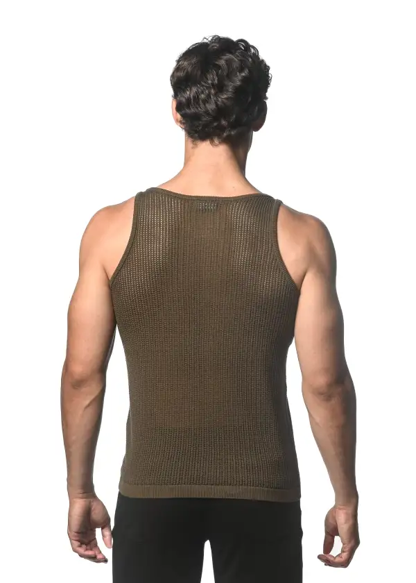 Drip Open Knit Vest