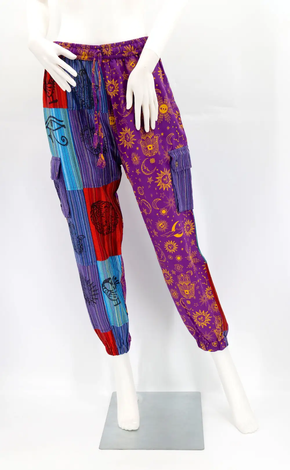 Women's Modern Harem Patchwork Festival Pants