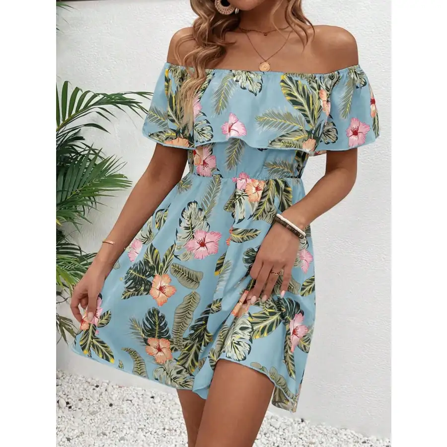 Off Shoulder Mini Dress