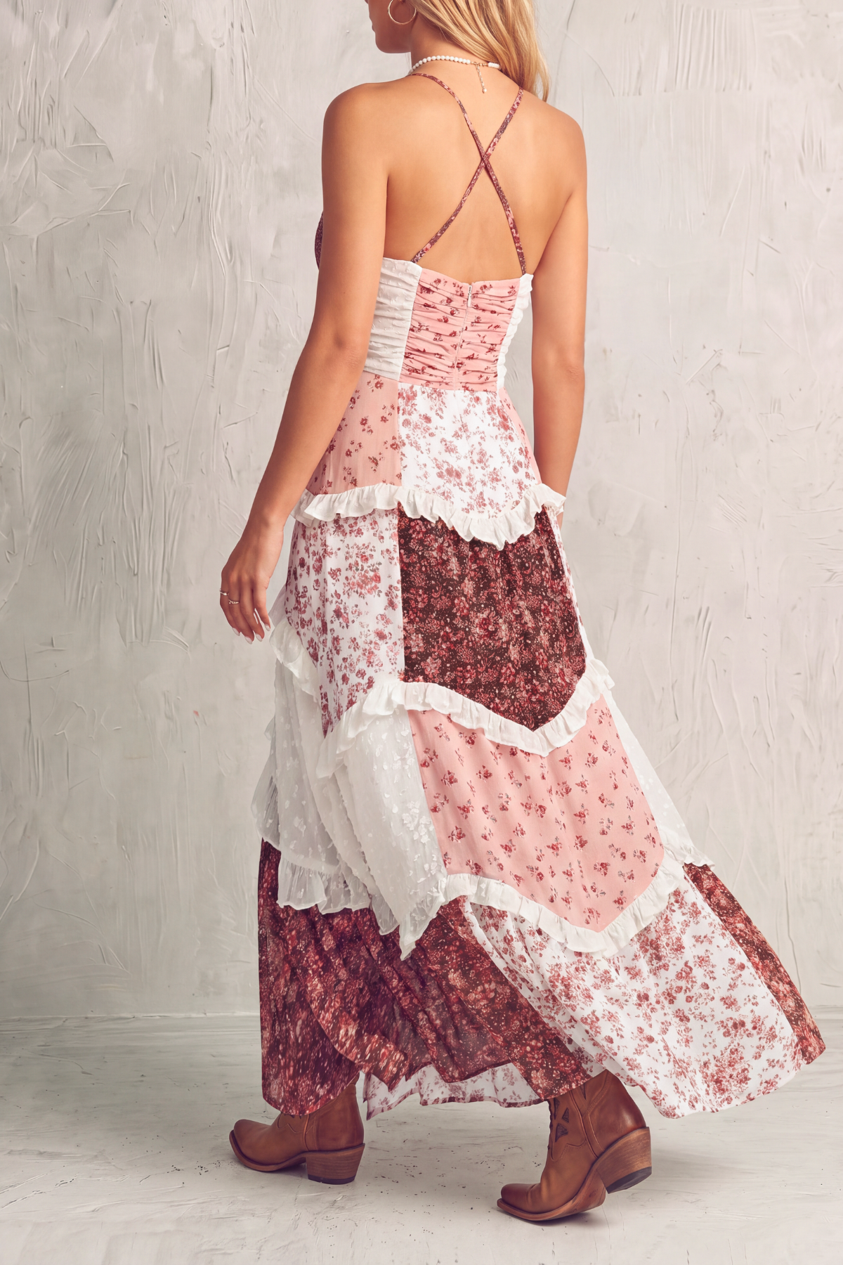 Classic Floral Maxi Dress