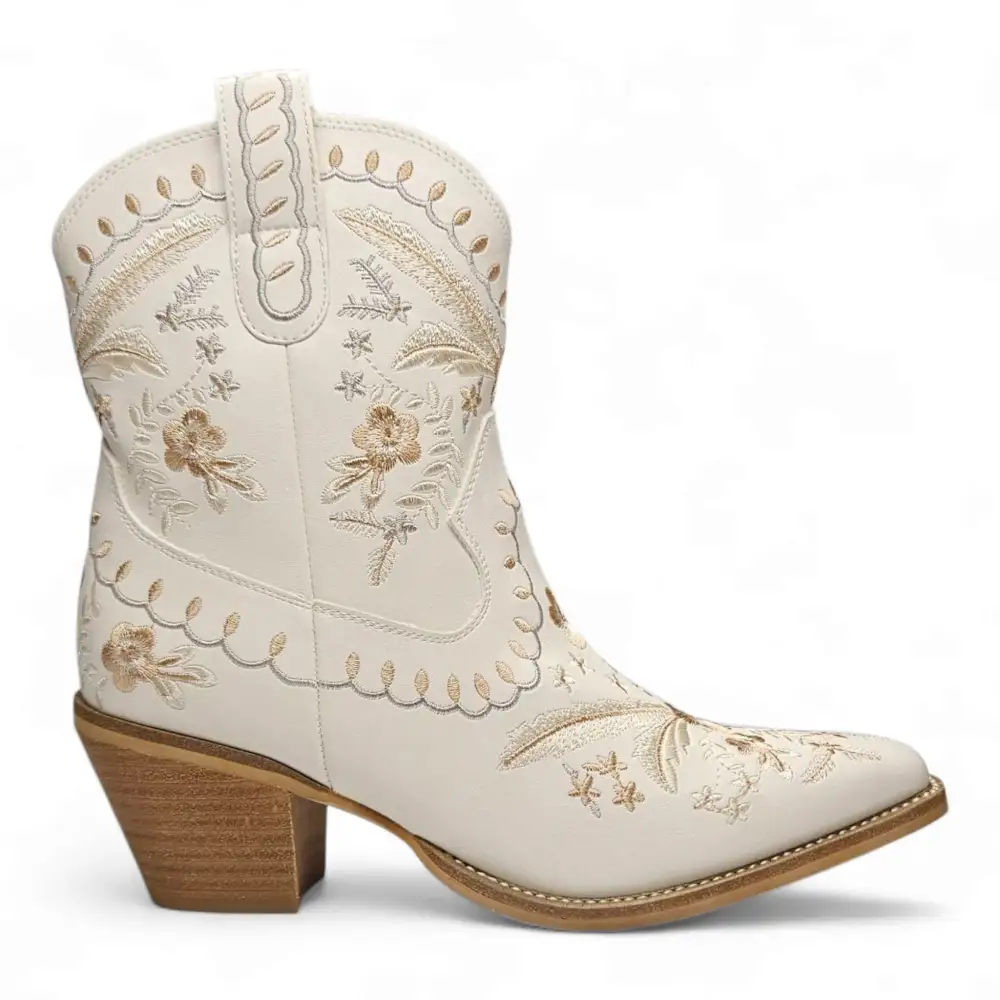 Corral Embroidered Cowgirl Ankle Bootie