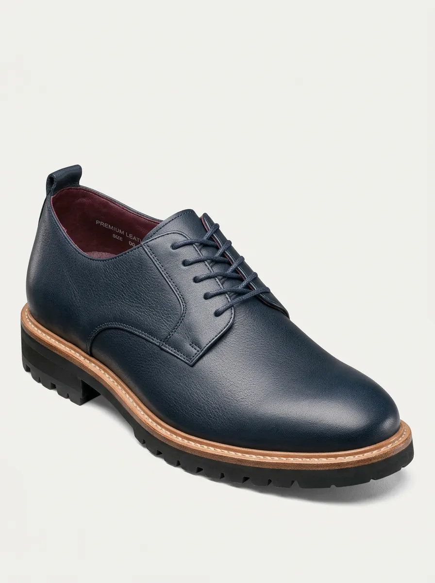 Men's Classic Lug-Sole Derby Dress Shoes