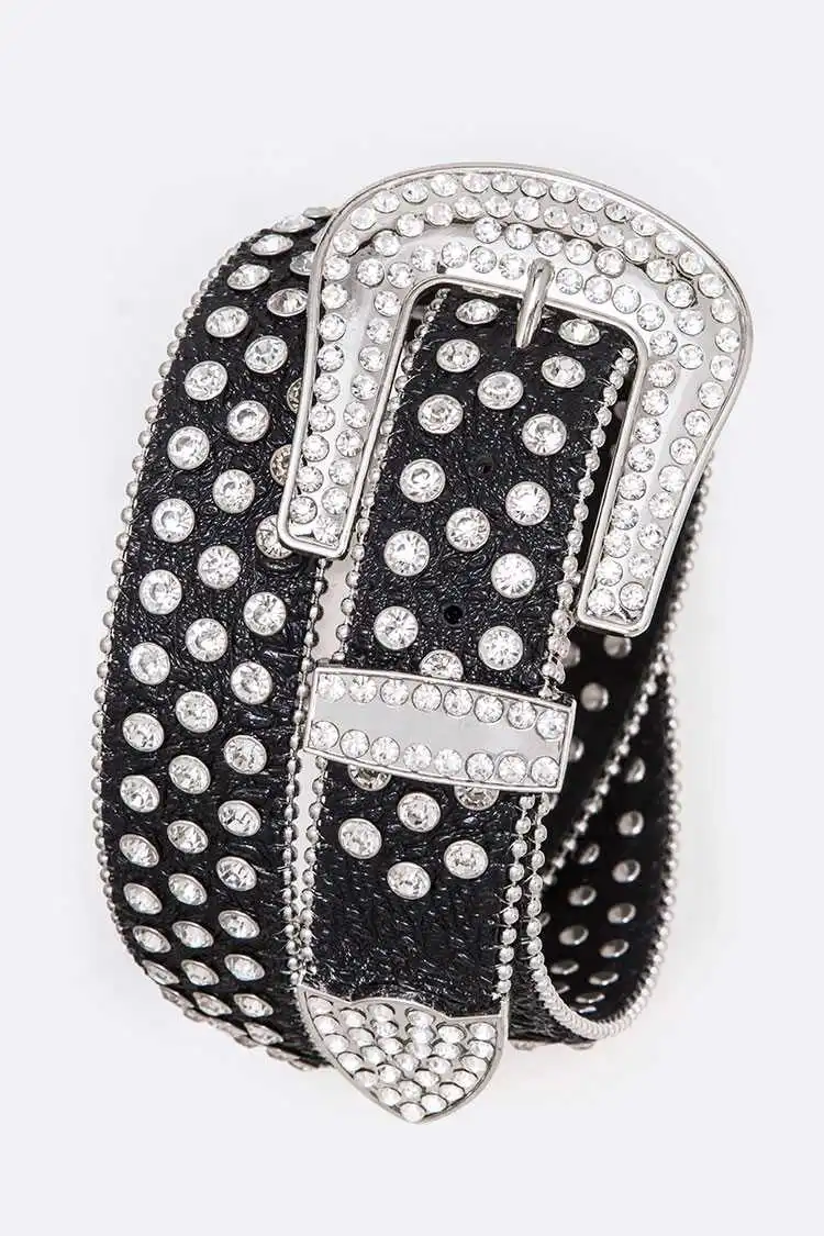 Refined Crystal Waist Belt