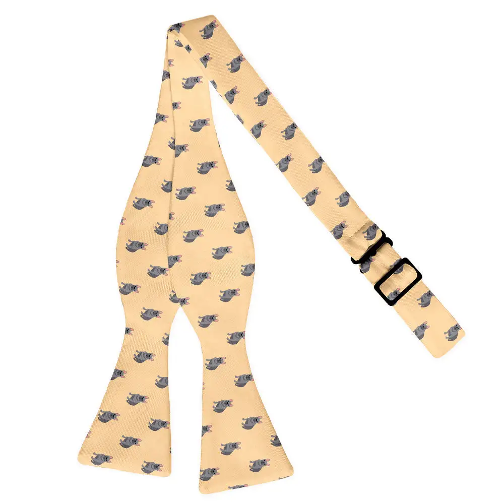 French Bulldog Pattern Bow Tie