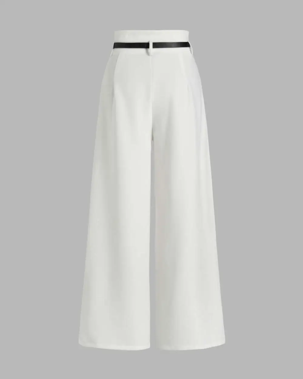 Pleated High Waist Trousers