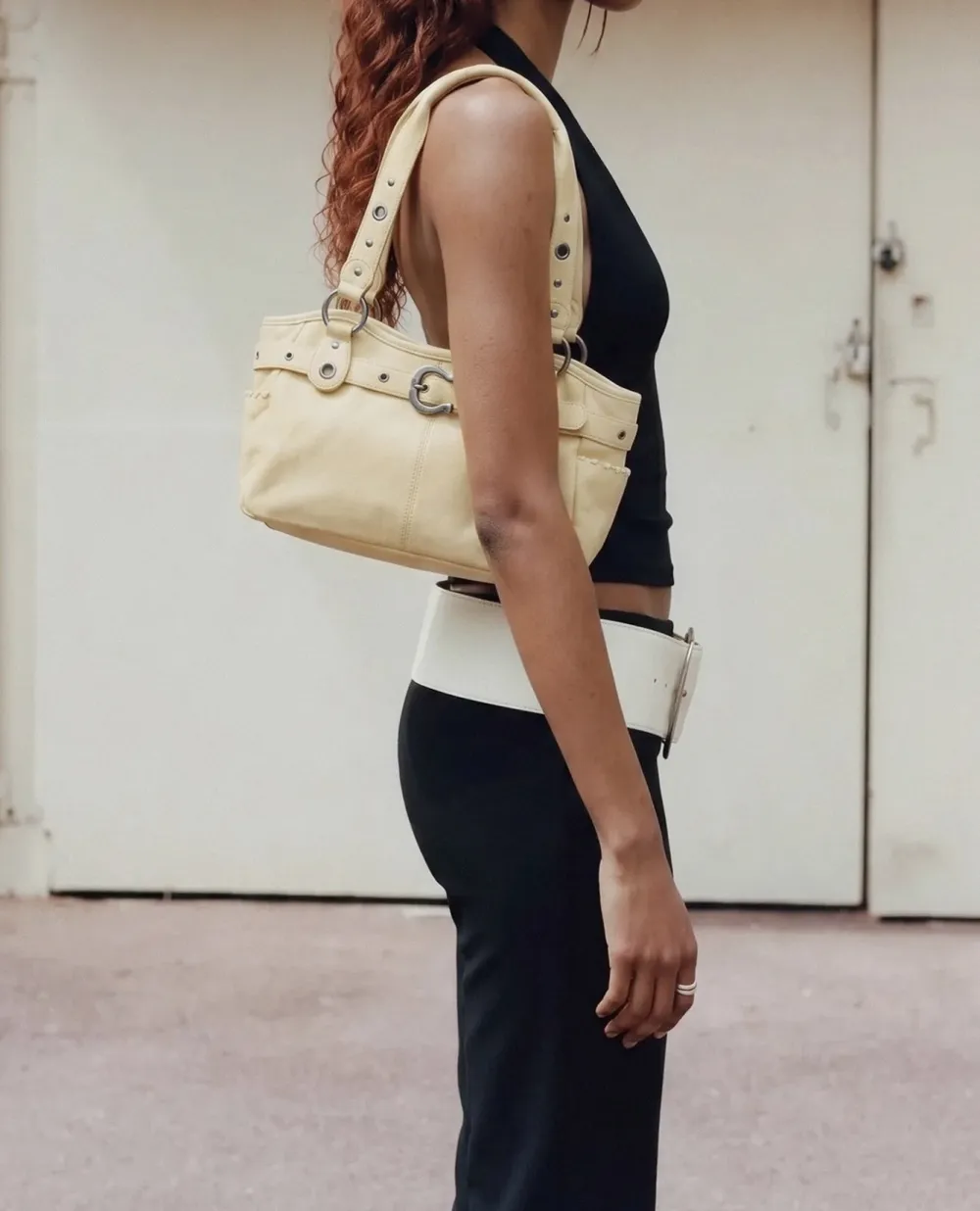 Velvet Touch Velour Shoulder Bag