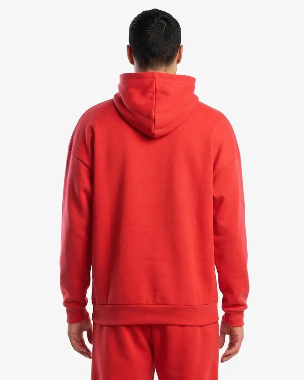 Drop-Shoulder Hooded Sweatshirt