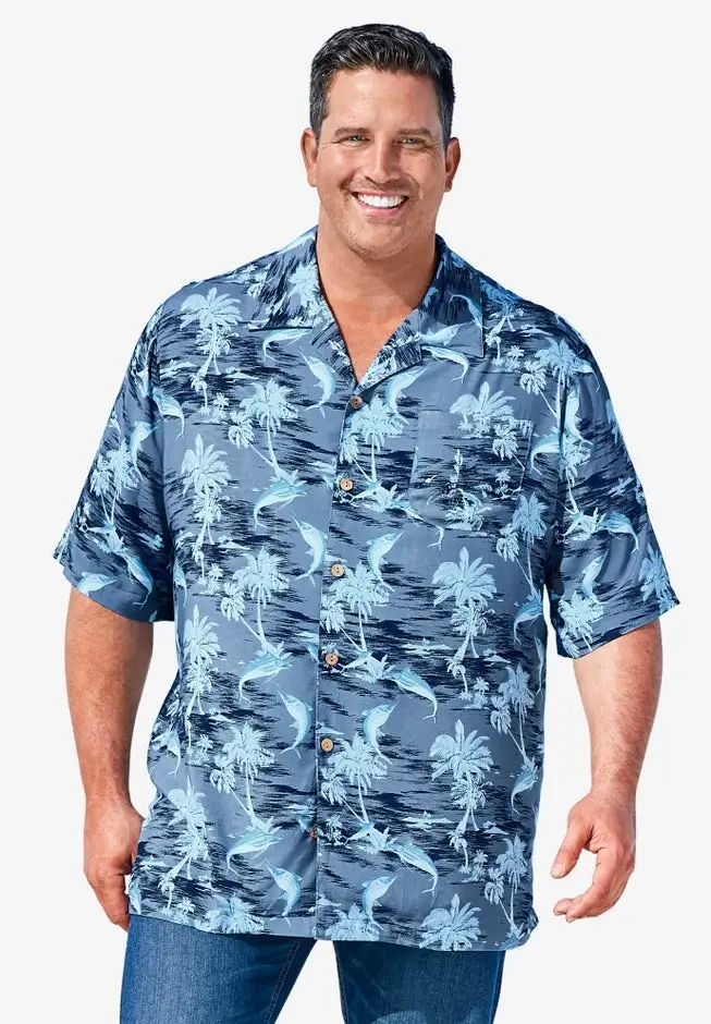 Printed Camp Shirt