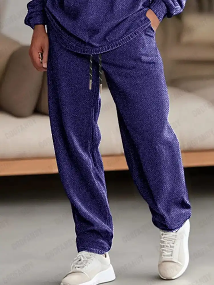 Cotton Denim Two-Piece Set