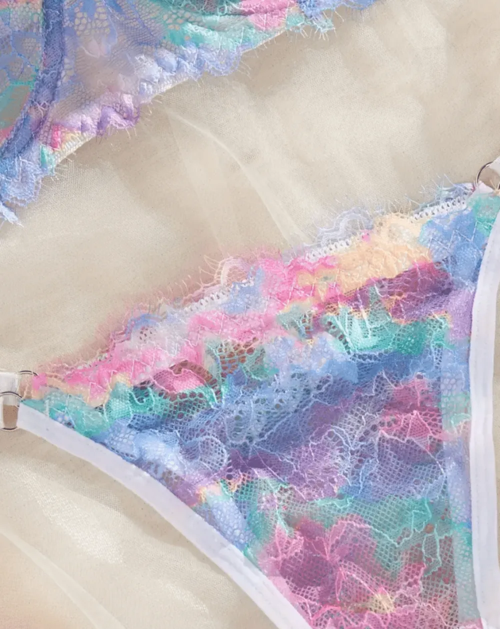 Multicolor Lingerie Set