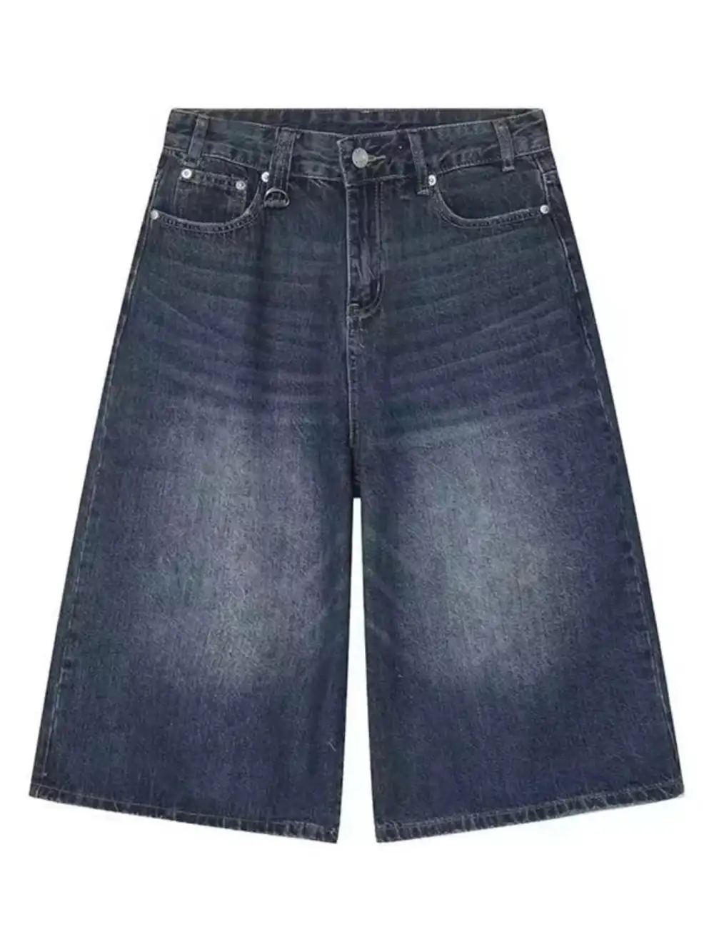 Men's Full Size Vintage Wash Wide Leg Denim