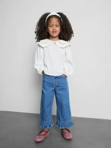 1-9yrs | Ruffle Hem Jeans