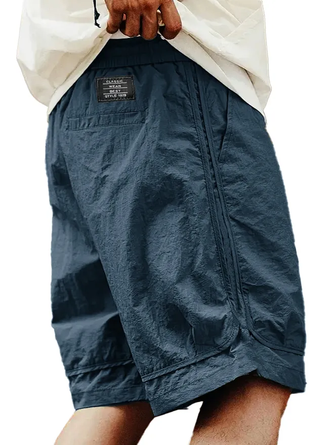 Seamed Detail Pocket Shorts