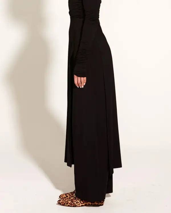 Clean Line Wide Leg Skirt