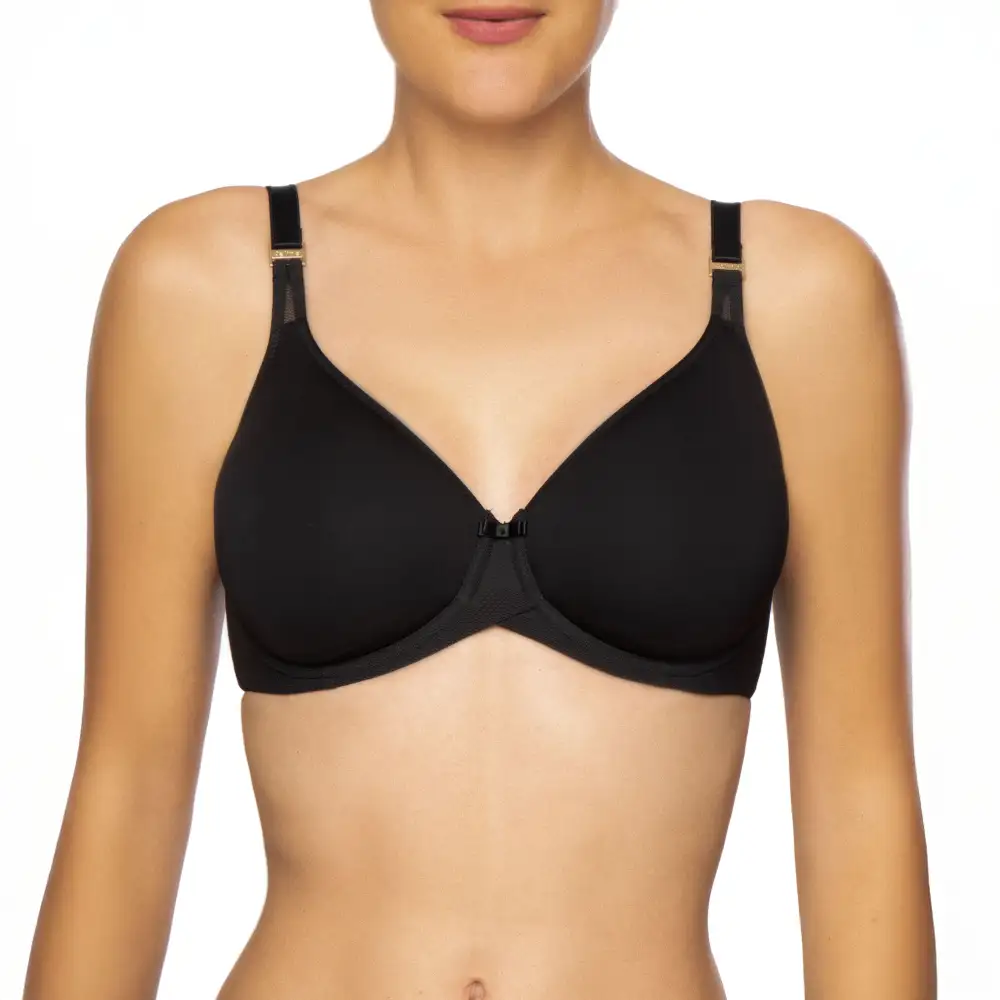 Women's Molded Seamless Removable Straps Mesh Breathable Bra