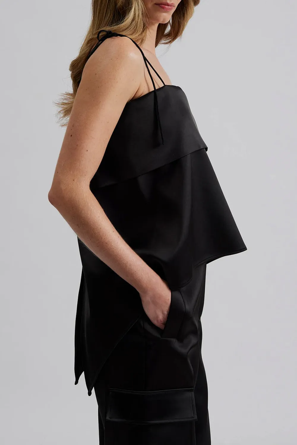 Open back strappy top
