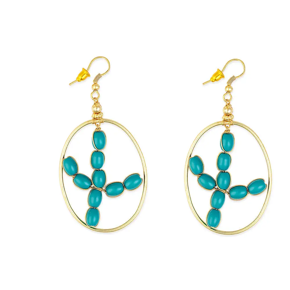 Radiant Distinctive Artful Cactus Earrings