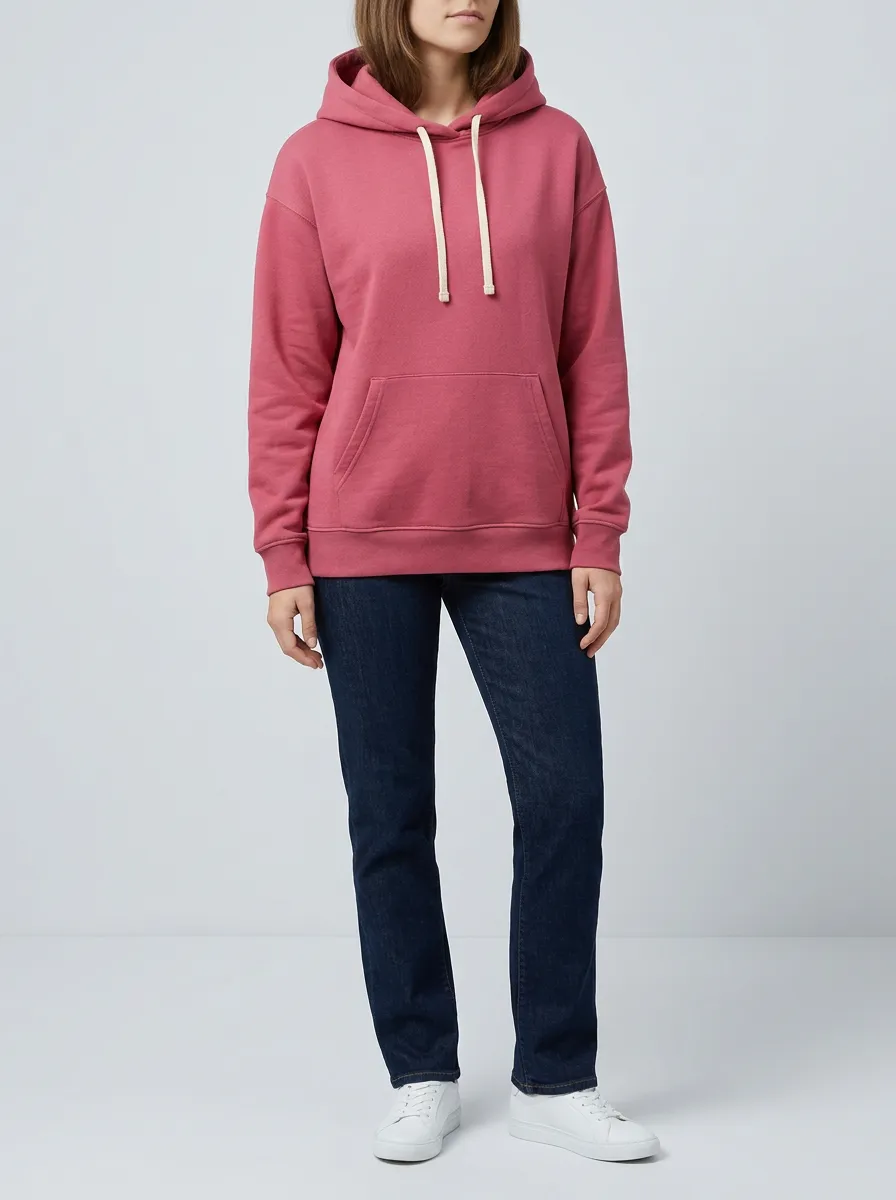 Women's Daily Drawstring Pullover Hoodie