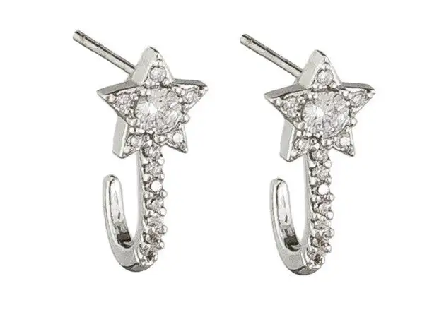 Crystal Shooting Star Earrings