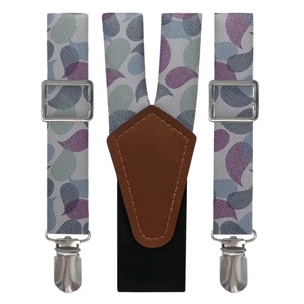 Petal Paisley Pattern Suspenders