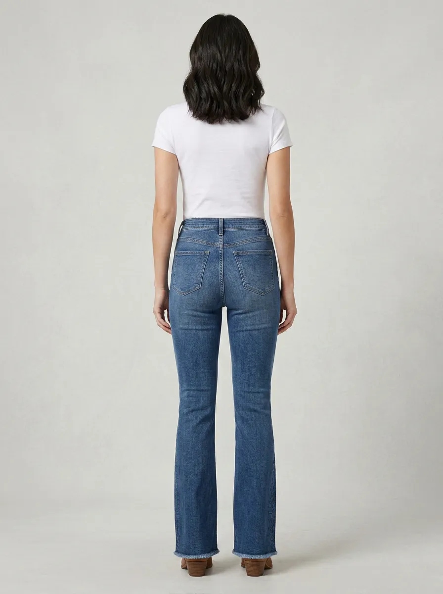 Women's High Waist Casual Denim Jeans