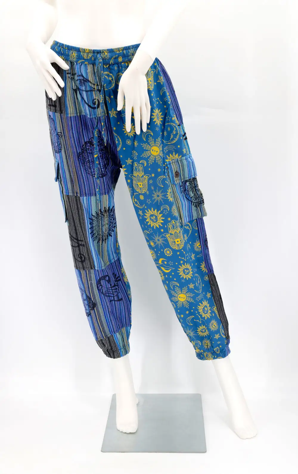 Women's Modern Harem Patchwork Festival Pants